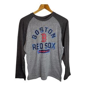 Boston Red Sox Gray Long Sleeve Top